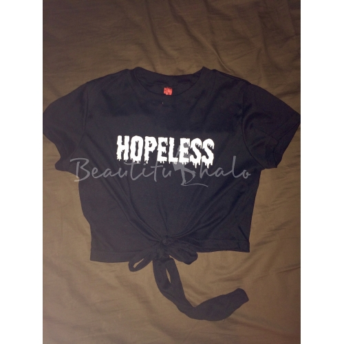 t shirt with tie waist
